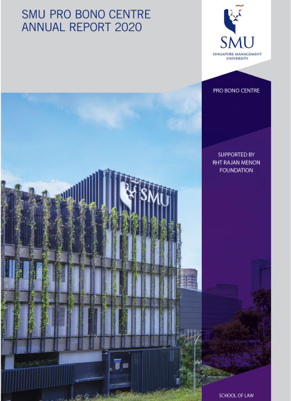 SMU Pro Bono Centre Annual Report 2020